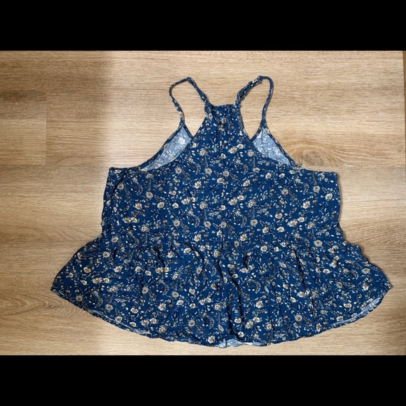 American Eagle Cropped Peplum Tank — Women’s L - Picture 3 of 6